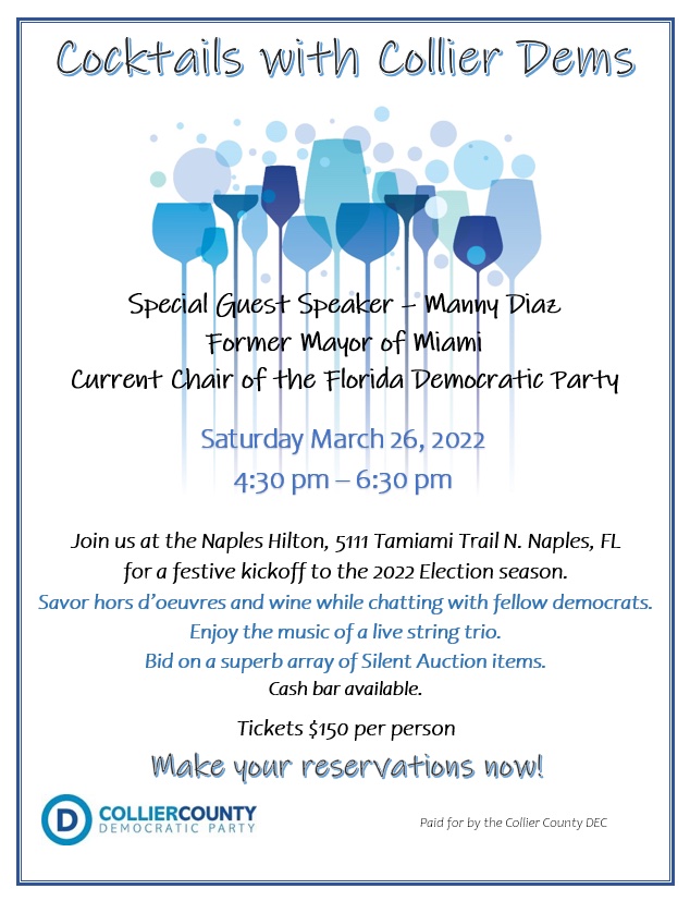 Cocktails with Collier Dems